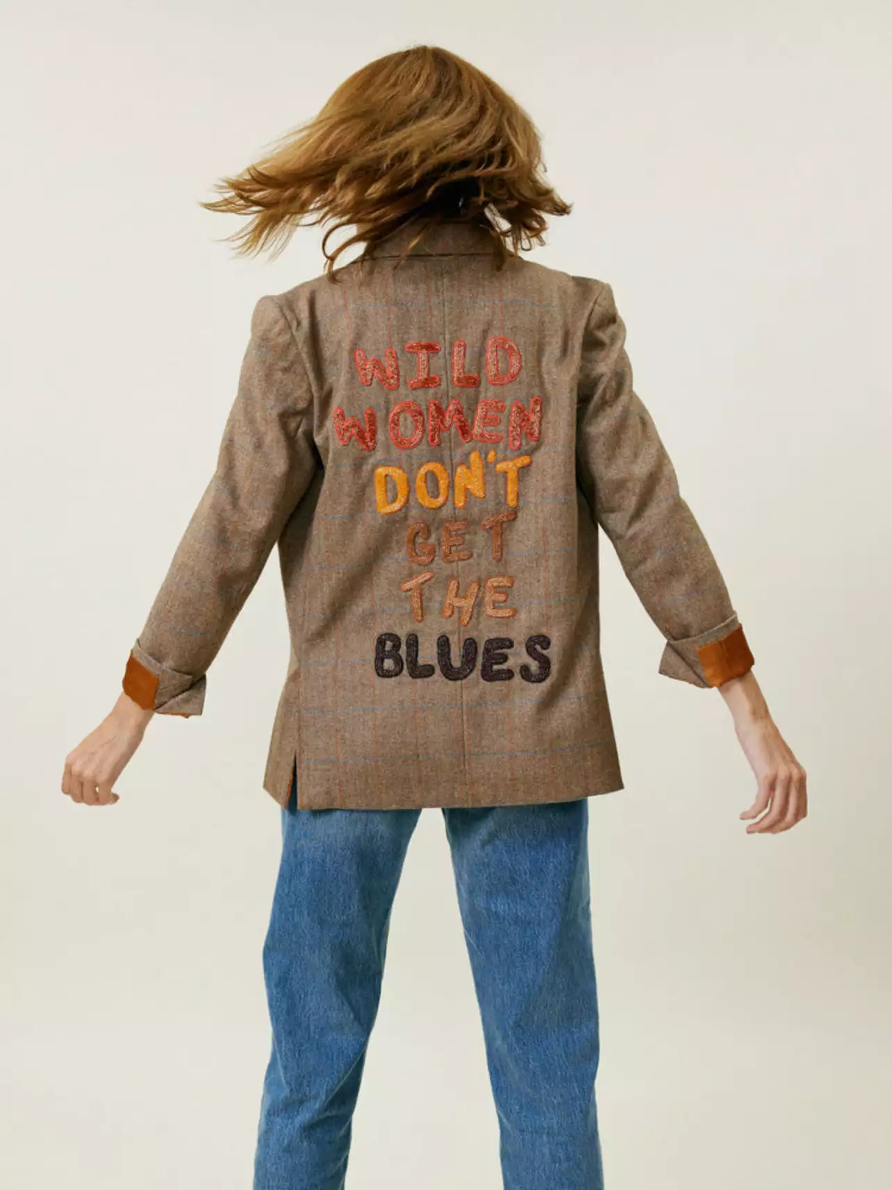 Rodeo – Lingua Franca NYC - Wild Women Blazer Tan