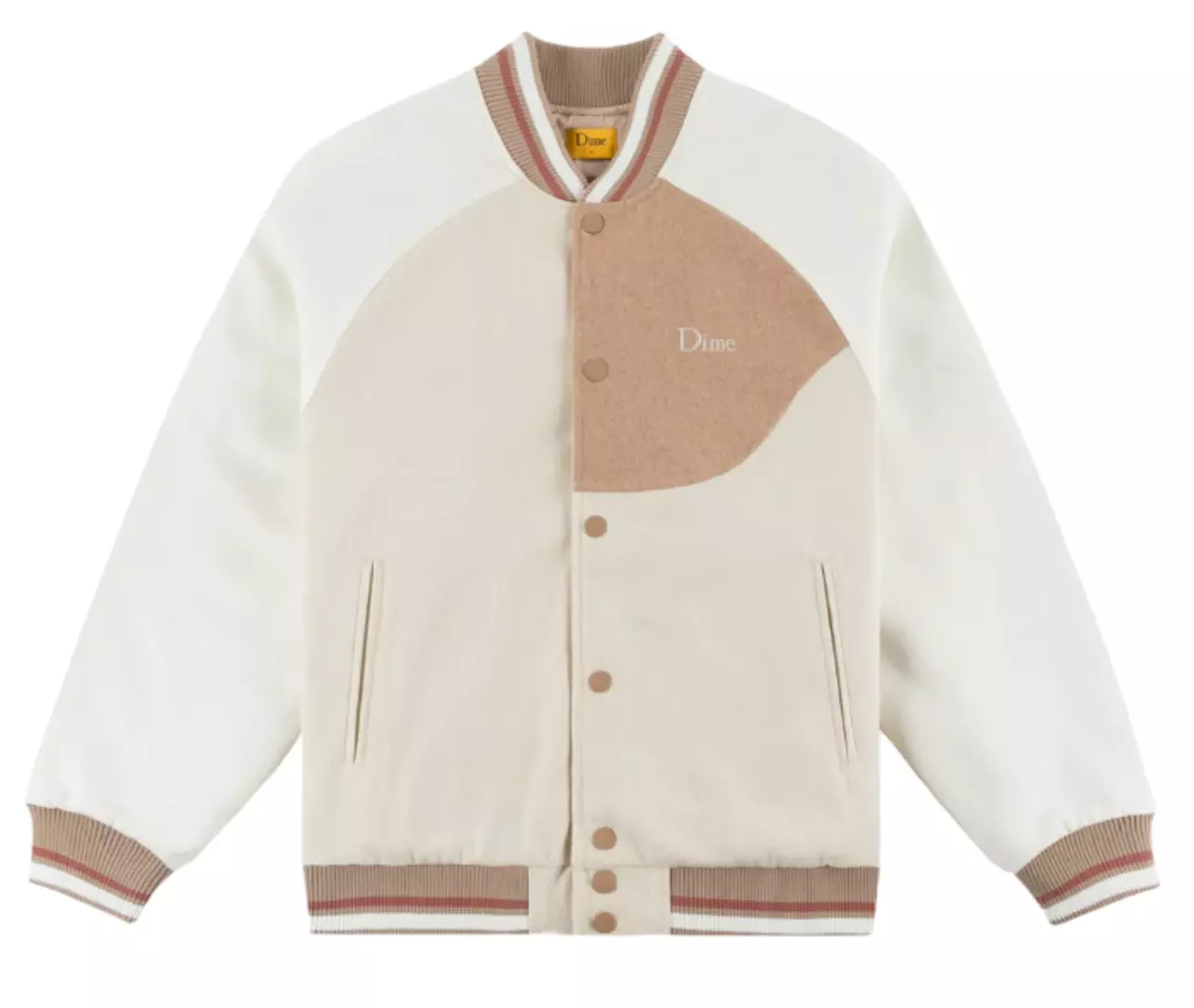 ジャケット・アウター Dime Letterman Wool Jacket Almond Dime Letterman Wool Jacket Almond