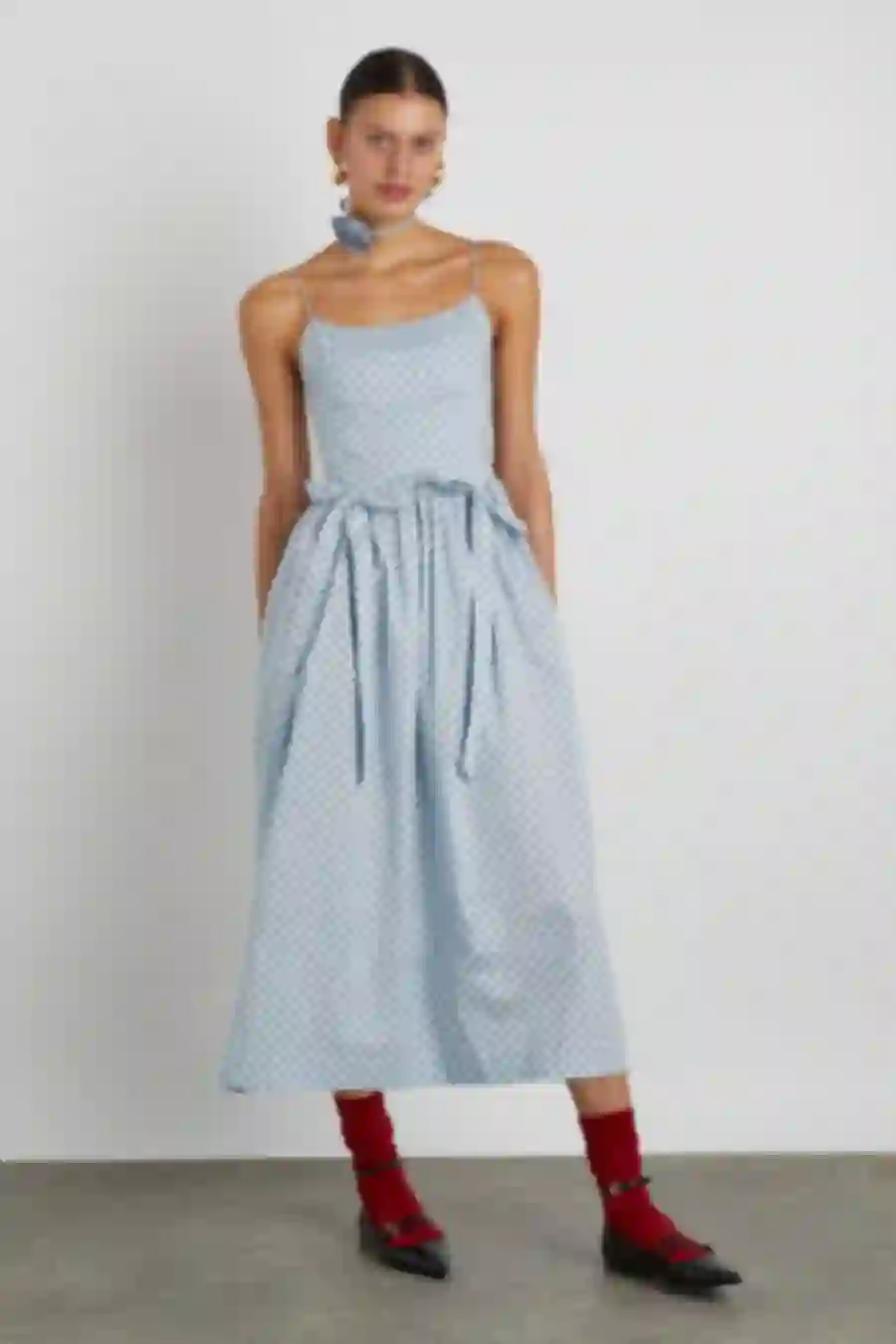 DISSH PENELOPE BUTTER MIDI DRESS インポート 