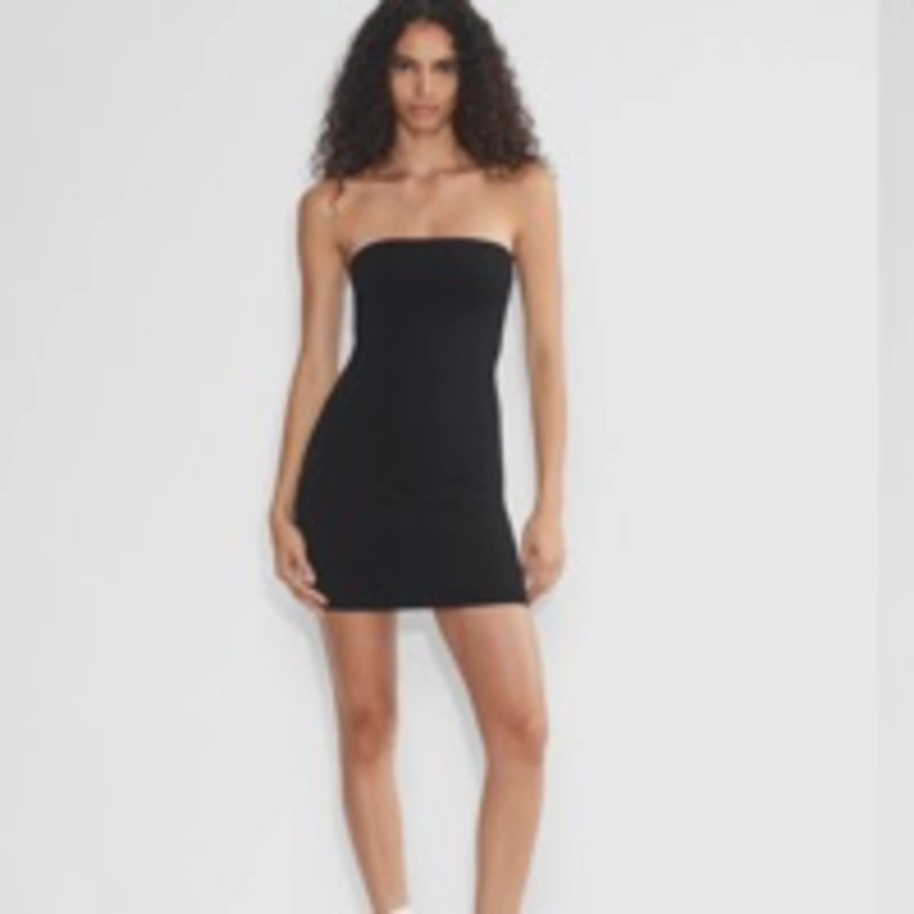bodycon dress aritzia Spaghetti Strap Backless Bodycon V-Neck Dress – SNAG-SHOP main image 0