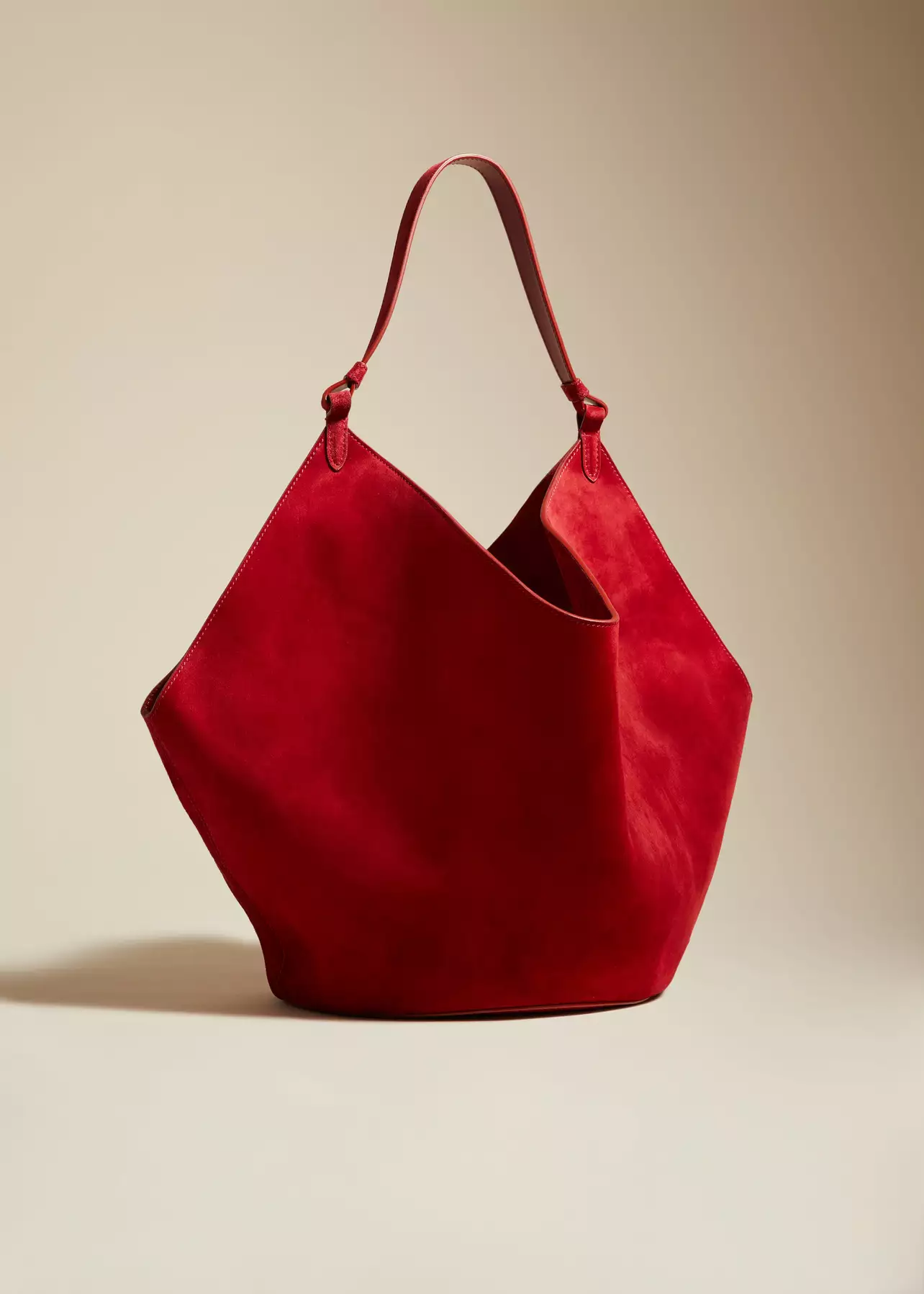 T*A様 Khaite カイト　ロータススエードトートバッグ Medium Lotus Tote in Cedar Suede – KHAITE