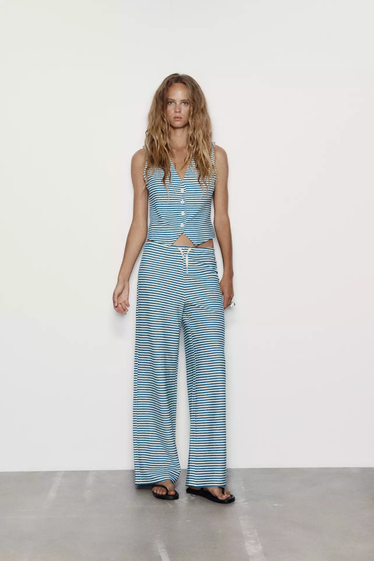 Rodeo – ZARA - TEXTURED JACQUARD PANTS display picture 1