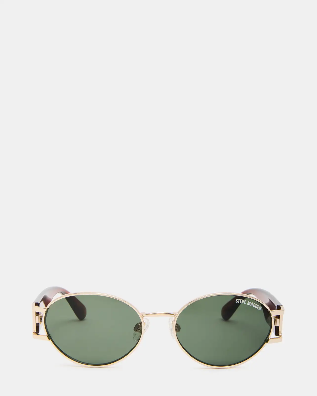 Steve Madden Gold Sunglasses Steve Madden Retro Future Split Aviator Sunglasses Gold  main image 2