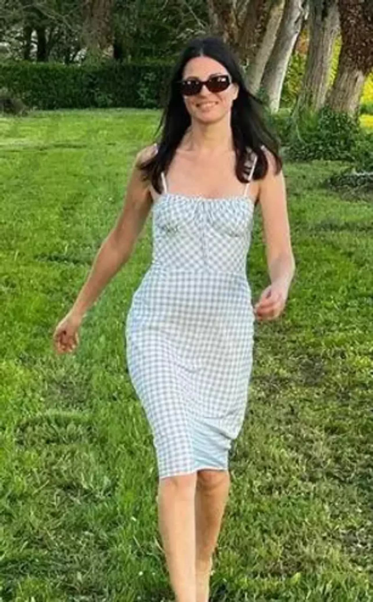 Rodeo  Curtsy - Realisation Par THE ELSA blue dress In Blue Gingham size M  Size M - $188 - From Nicole