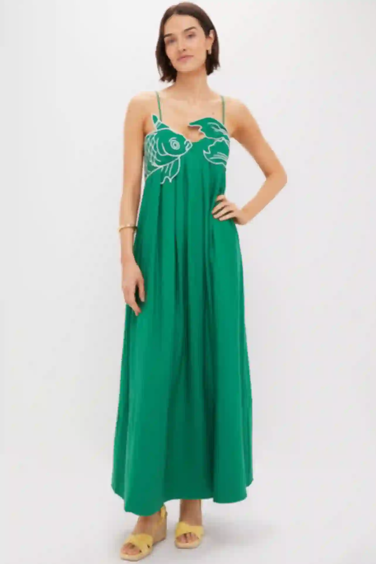 green fish dress farm rio The Fish Dress is back! Now in fresh new colors. Which one is your favorite? Shop now at farmrio.com