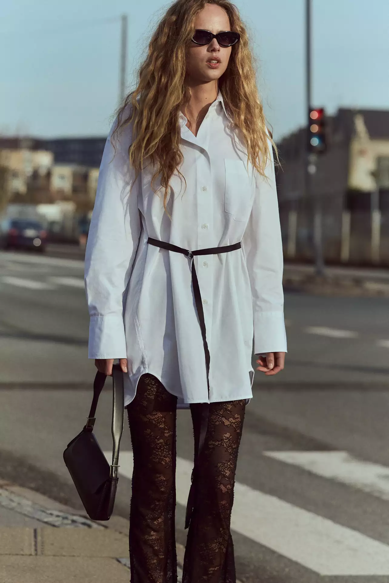 レッグウェア S lace up leggings tulle theredthread THEREDTHREAD / ザレッドスレッド】S lace up leggings tulle