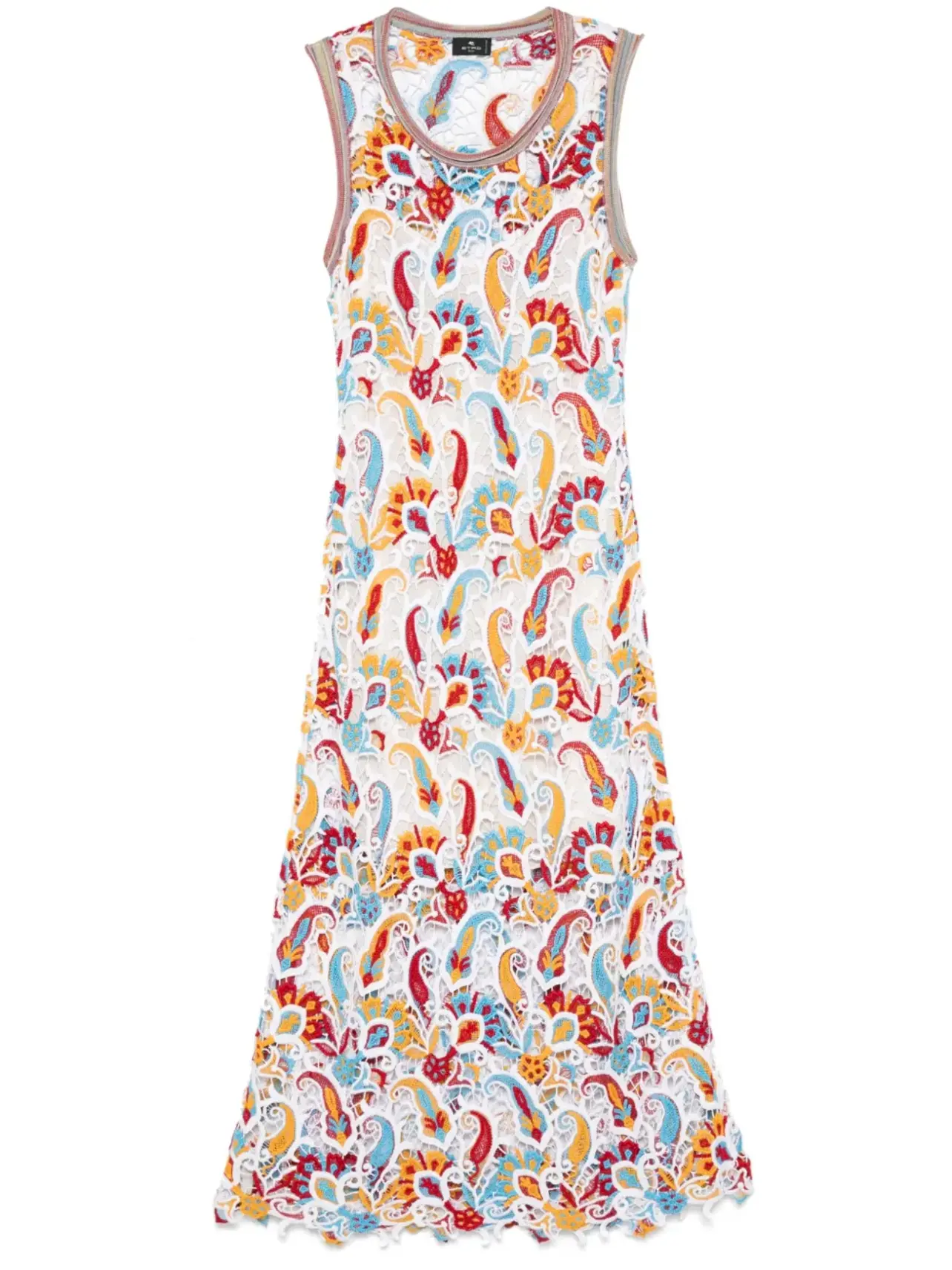 Rodeo  Etro - ETRO floral-lace midi dress - White