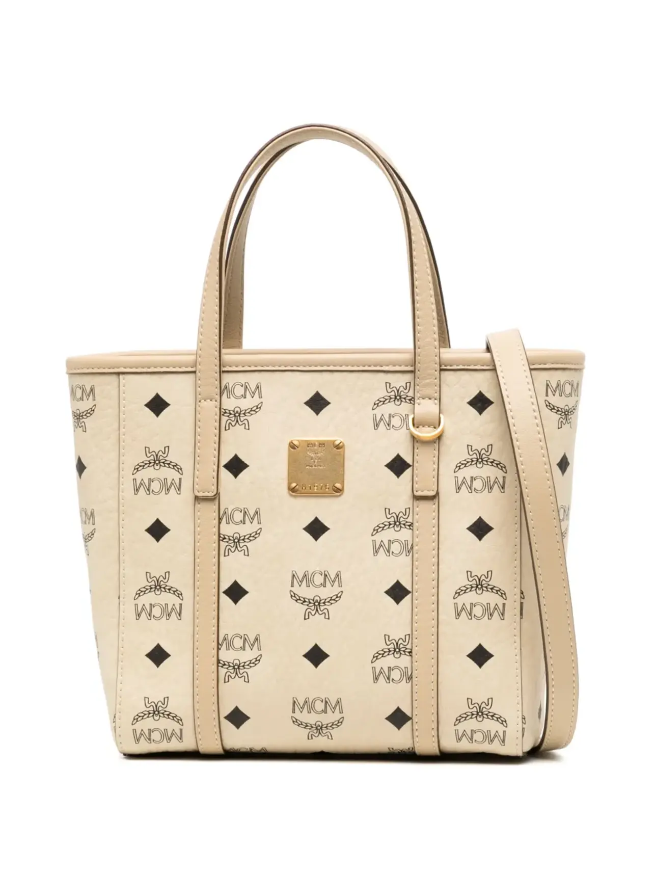Rodeo – MCM - MCM mini Aren tote bag - Neutrals