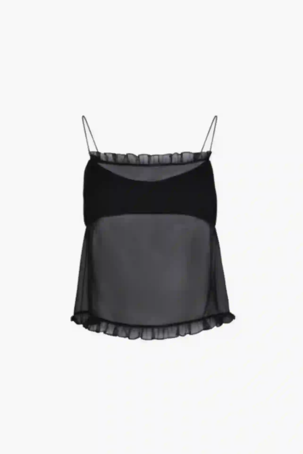 SANDY  LIANG  ベスト Sandy Liang Bellissimo Tank Top in Black | FWRD