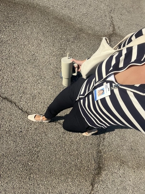 Rodeo – ZARA - STRIPED BASIC CARDIGAN