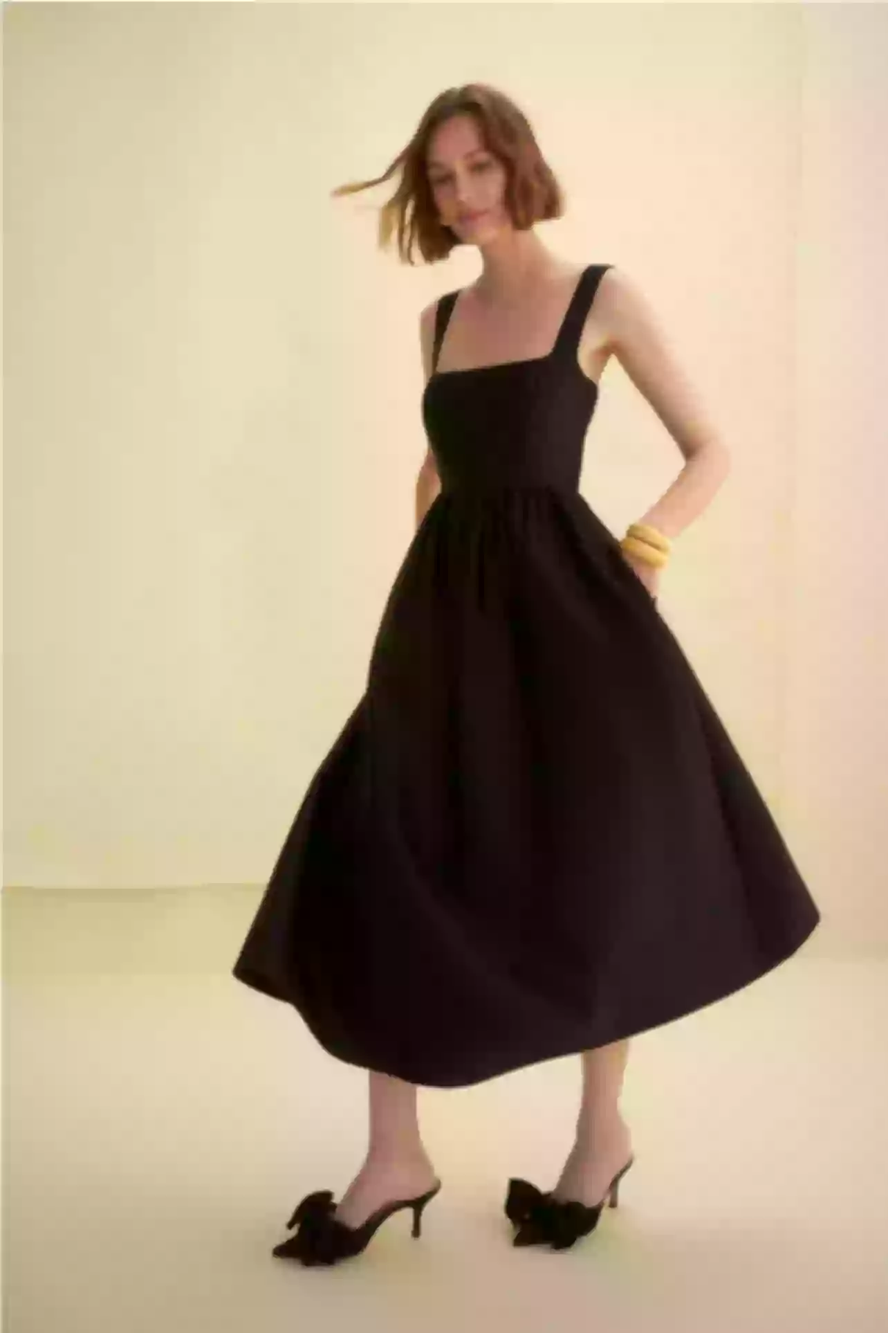 Rodeo  Tuckernuck - Black Dupioni Esme Dress