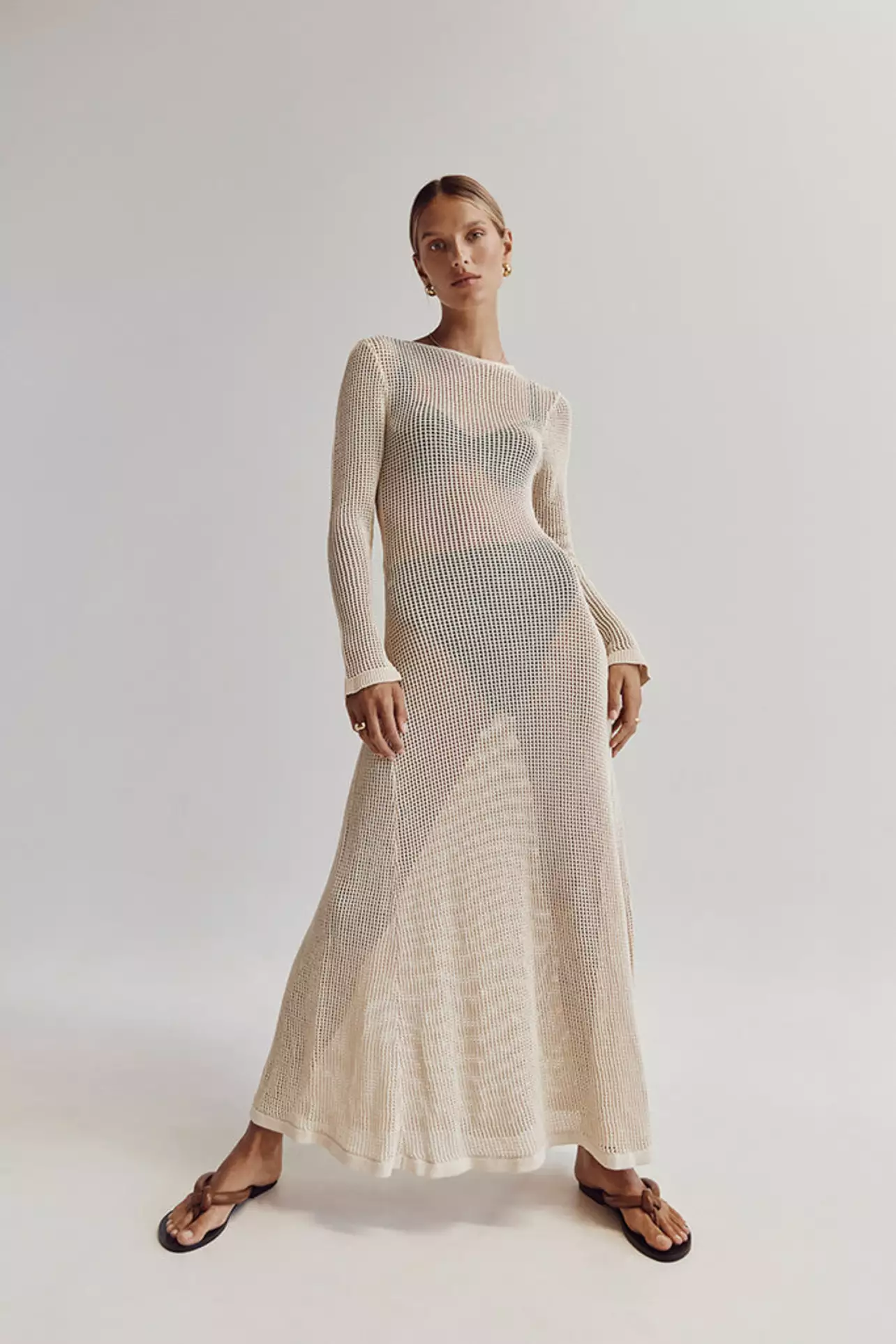 white christmas dresses AGNES WHITE CROCHET STRAPLESS DRESS – DISSH