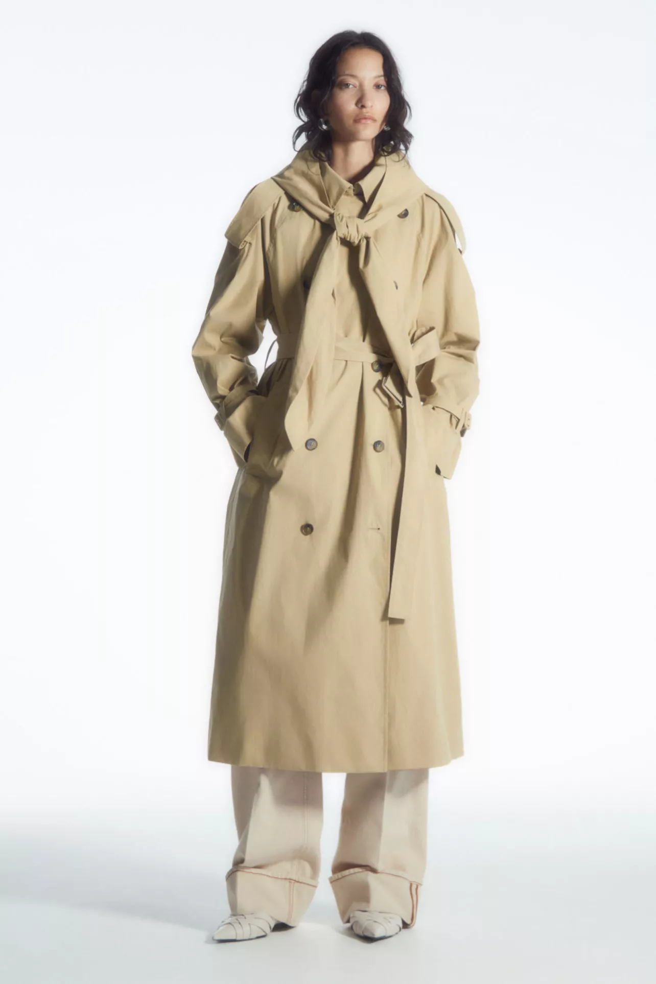 トレンチコート Mos Birdin Trench Coat (4color) Rodeo – Cos - Hooded Trench Coat