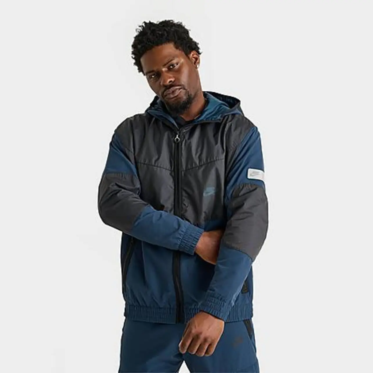 Rodeo – Finish Line - Nike Men's Air Max Woven Jacket in Blue