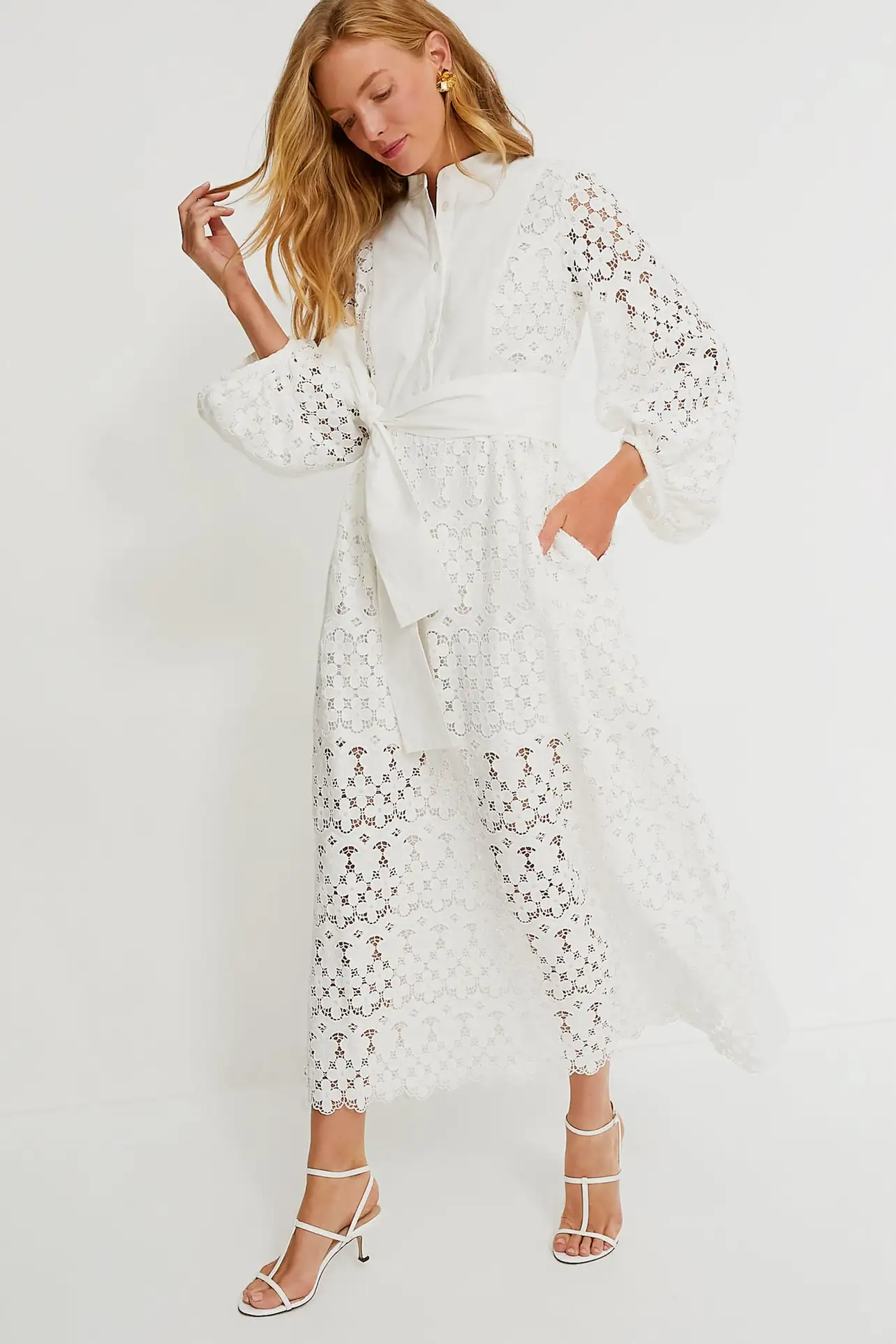 Rodeo Tuckernuck - White Lace Calliope Dress Rodeo Tuckernuck - White Lace Calliope Dress