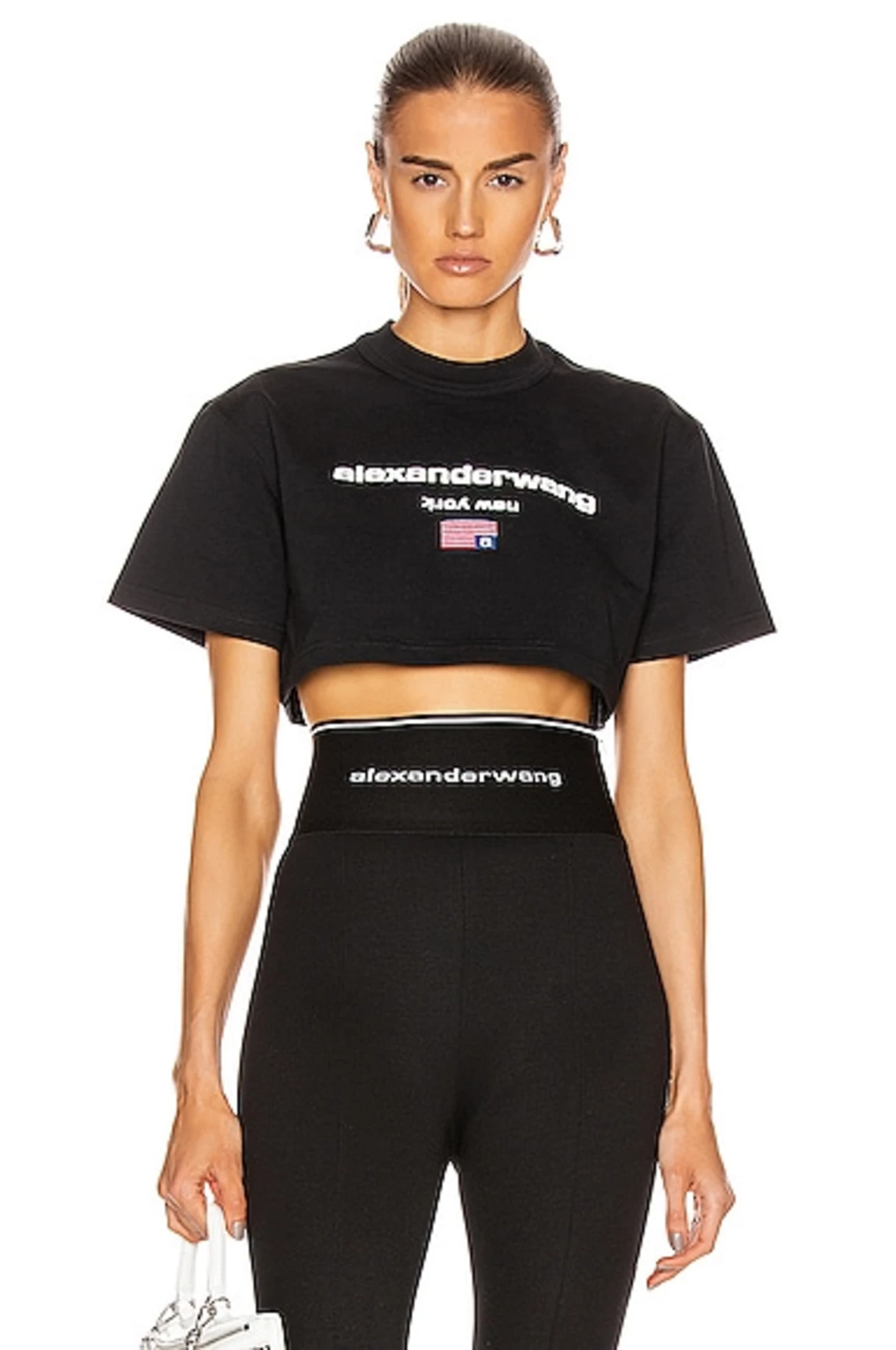 【関税&送料込】Alexander Wang Cropped Jersey Polo Shirt 1CC3251056120T.jpg