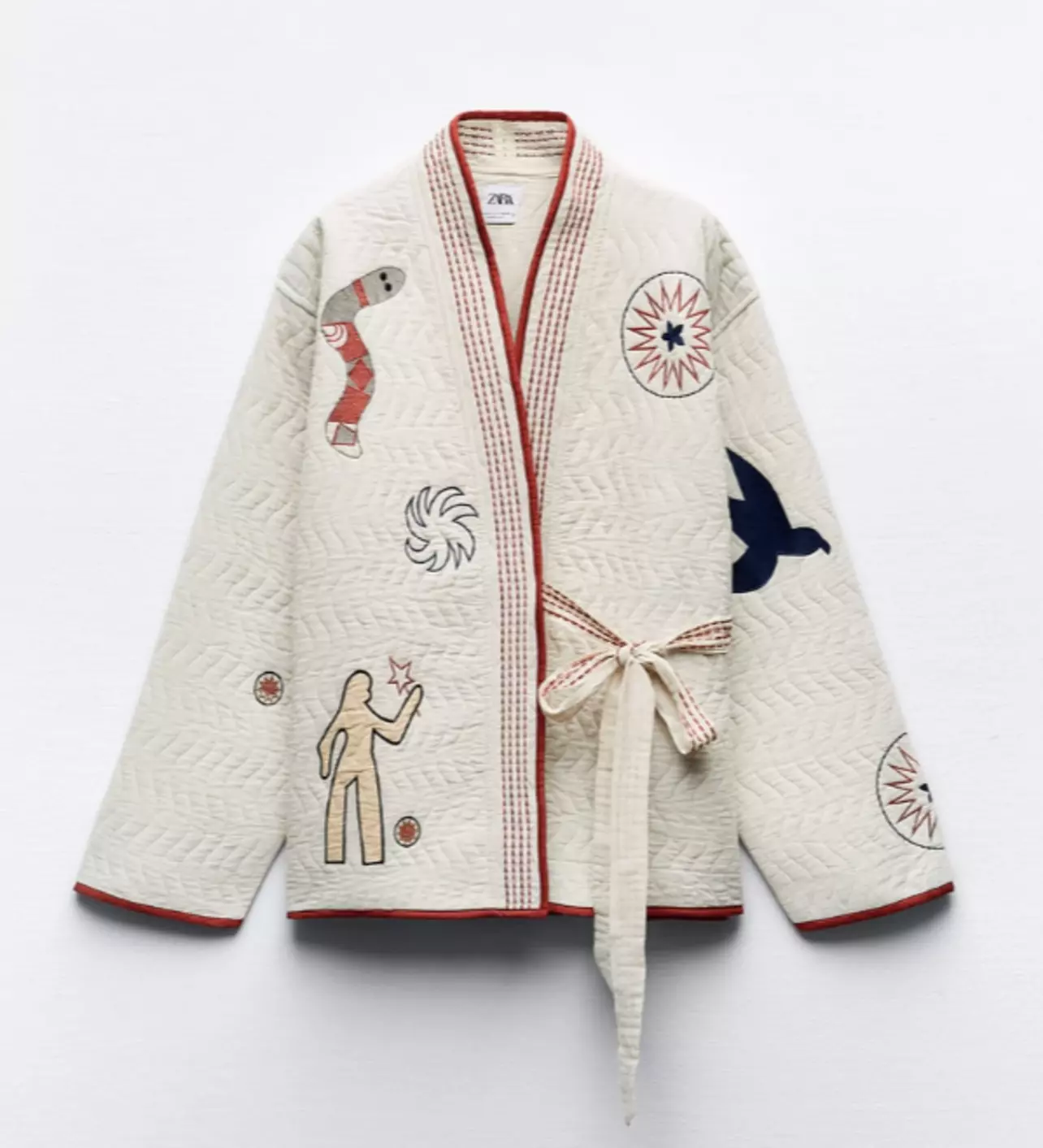 Rodeo – ZARA - EMBROIDERED QUILTED KIMONO