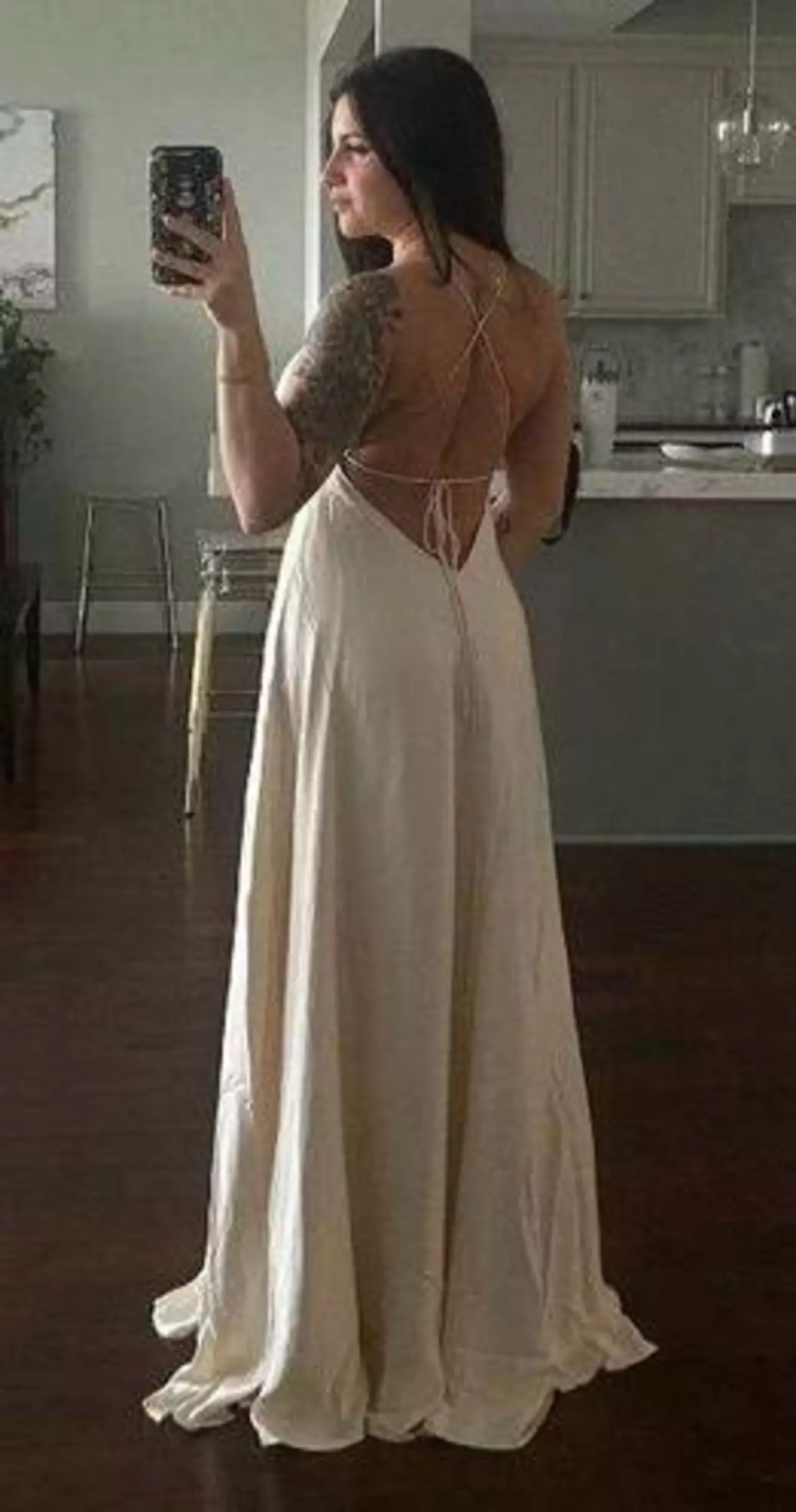 Rodeo  Curtsy - Meshki MELISANDRE Baby Doll Maxi Dress - Sand White Size M  - $110 (12% Off Retail) New With Tags - From Kylie