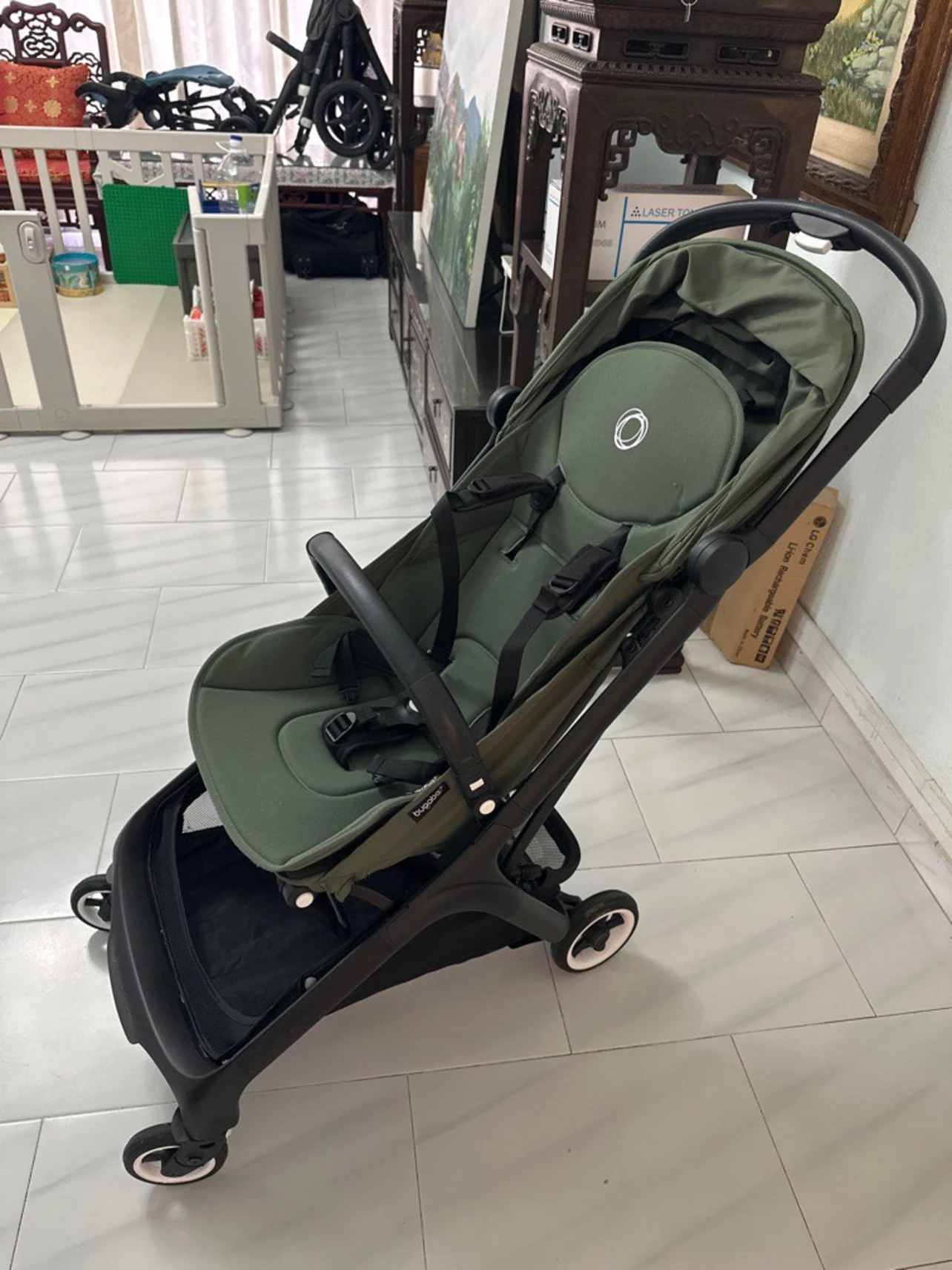 Bugaboo Butterfly Forest Green Used Once