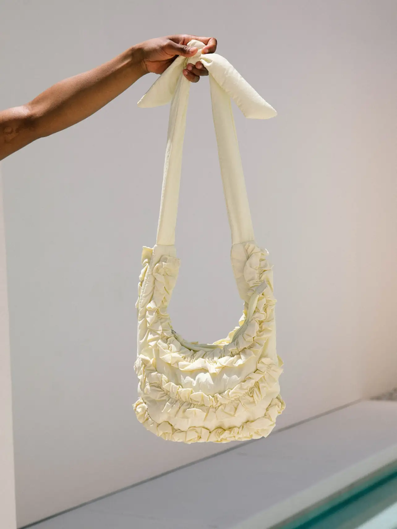 Rodeo – Damson Madder - Quinn Slouchy Bag - Butter Yellow