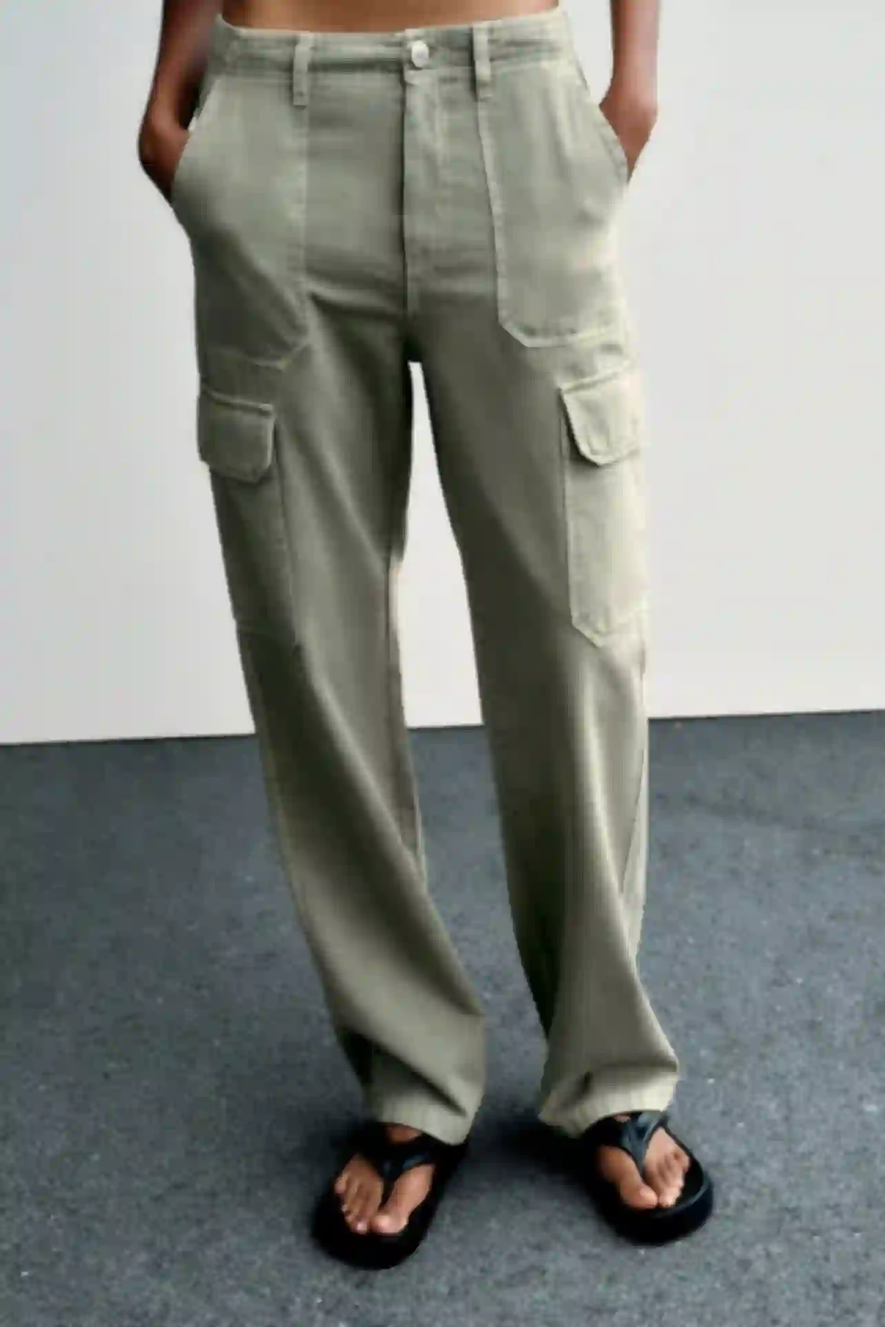 Rodeo – ZARA - HIGH RISE TRF STRAIGHT LEG CARGO PANTS