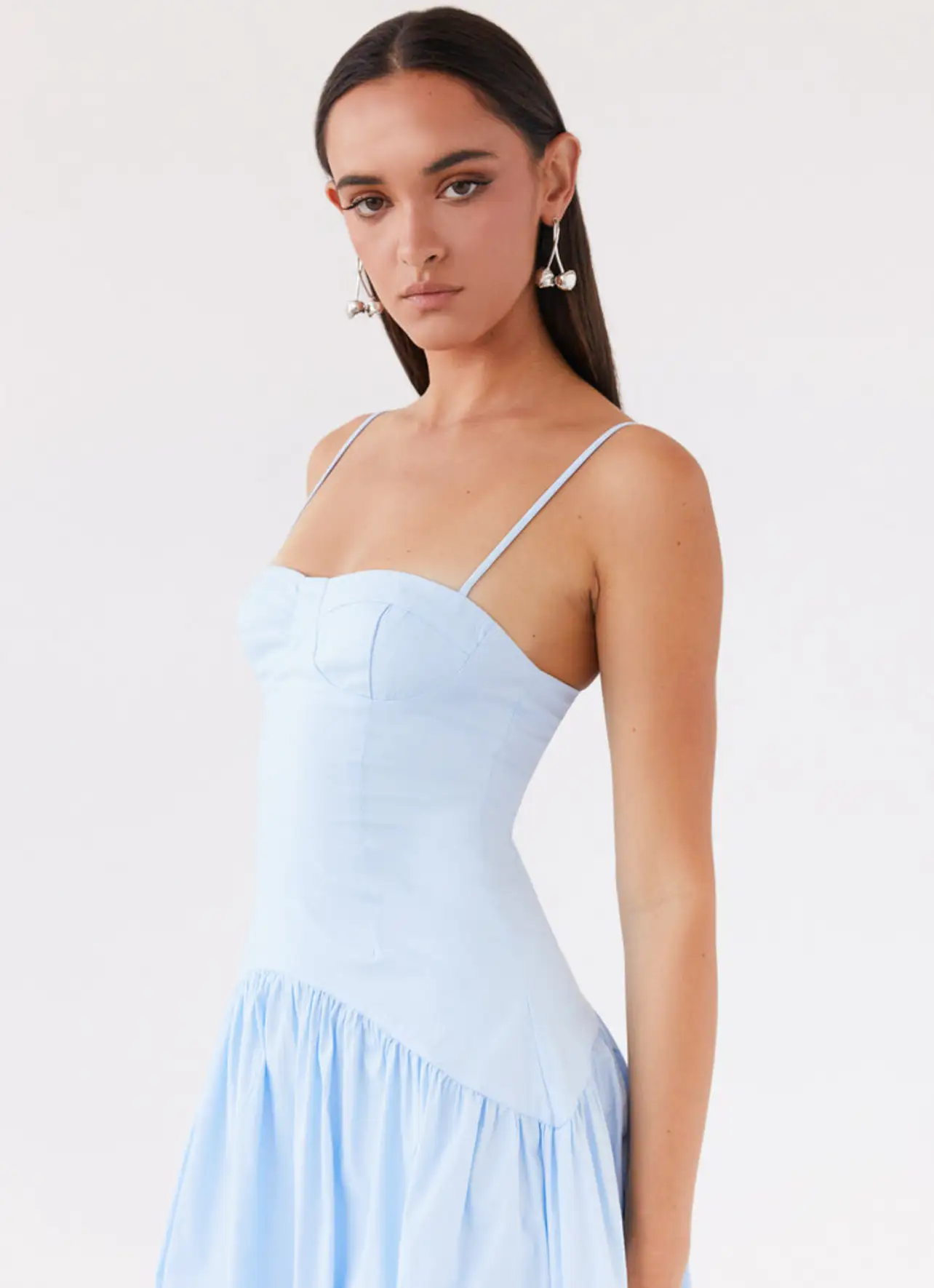 knee length dresses for ladies Sassy Soiree Midi Dress