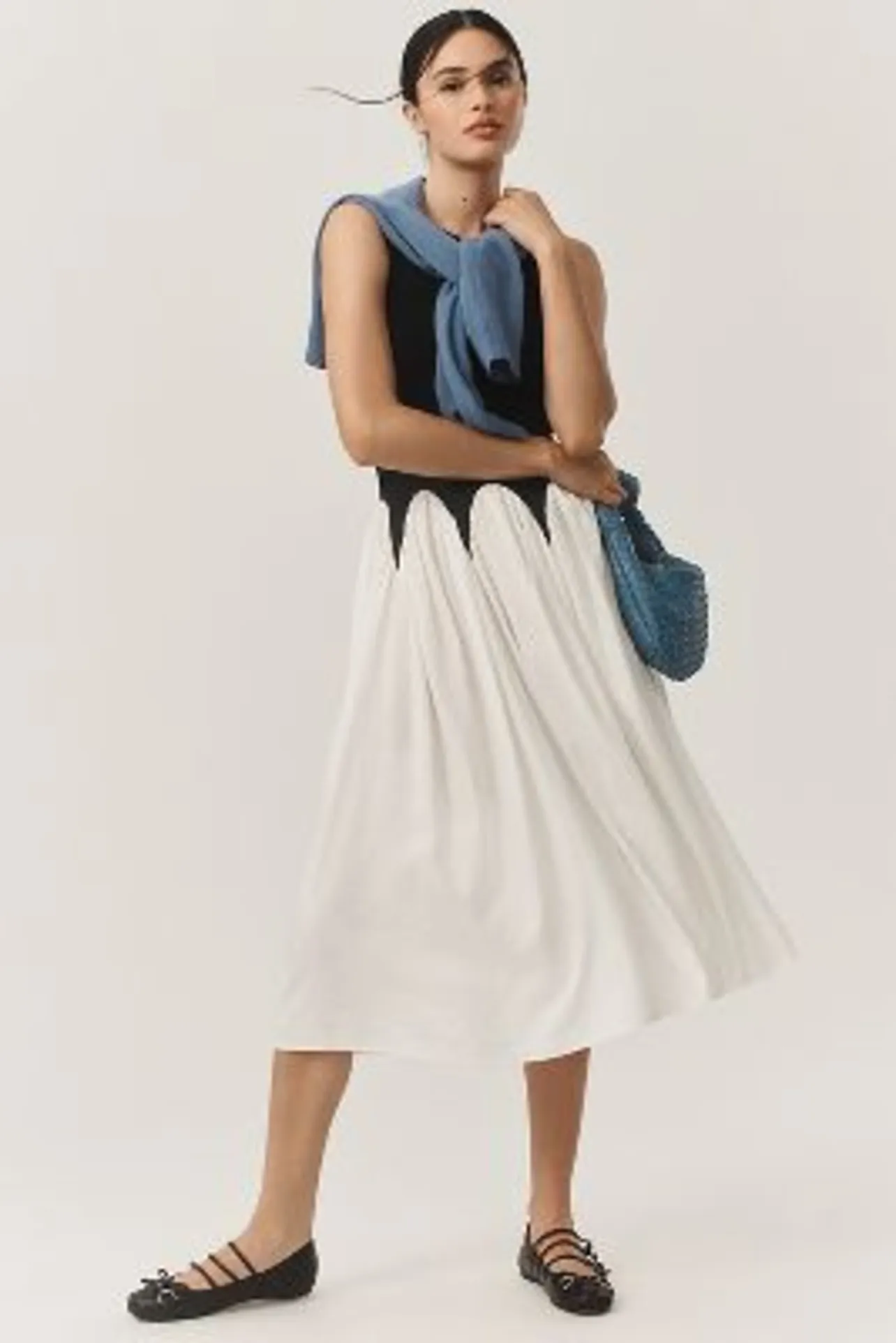 blue midi cut out dress LSPACE Alexis Dress