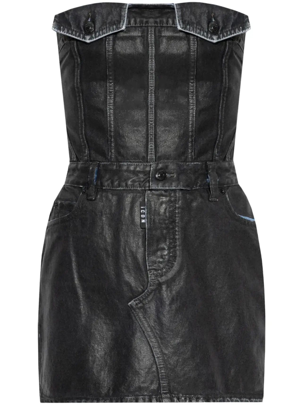 knee length dresses for ladies S/S 2008 Dsquared2 Runway Black Backless Mini Dress  ARCHIVE