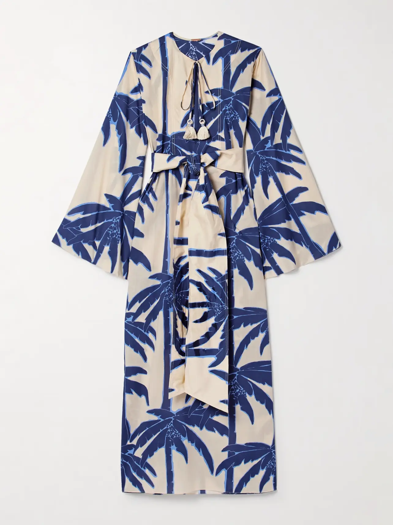 johanna ortiz blue and white dress Alta Mar One Piece