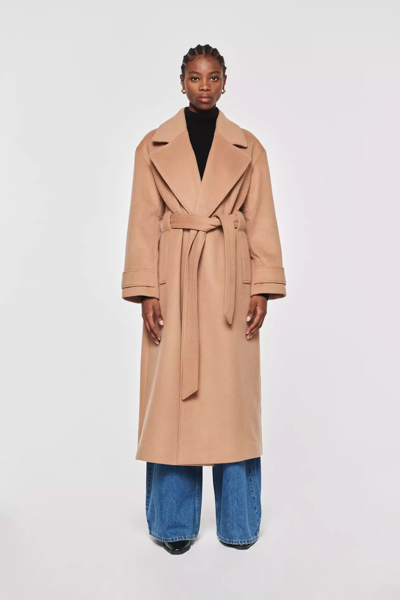 Rodeo – Aligne - George Slouch Oversize Wool Wrap Coat