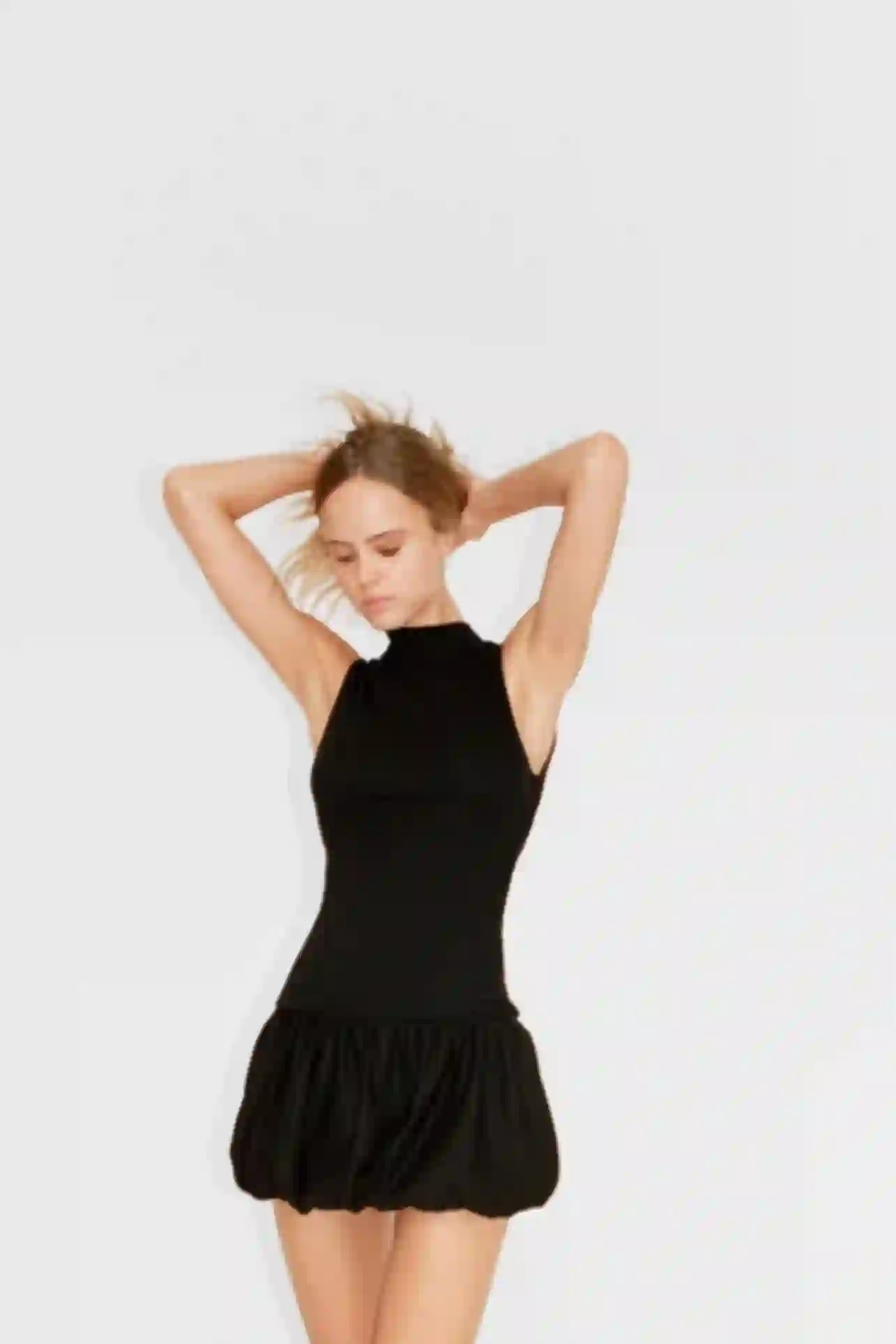 ★CERRIC★BALLOON MINI DRESS★149_148★White_Black★大人気★ BALLOON MINI DRESS - Black | ZARA United States