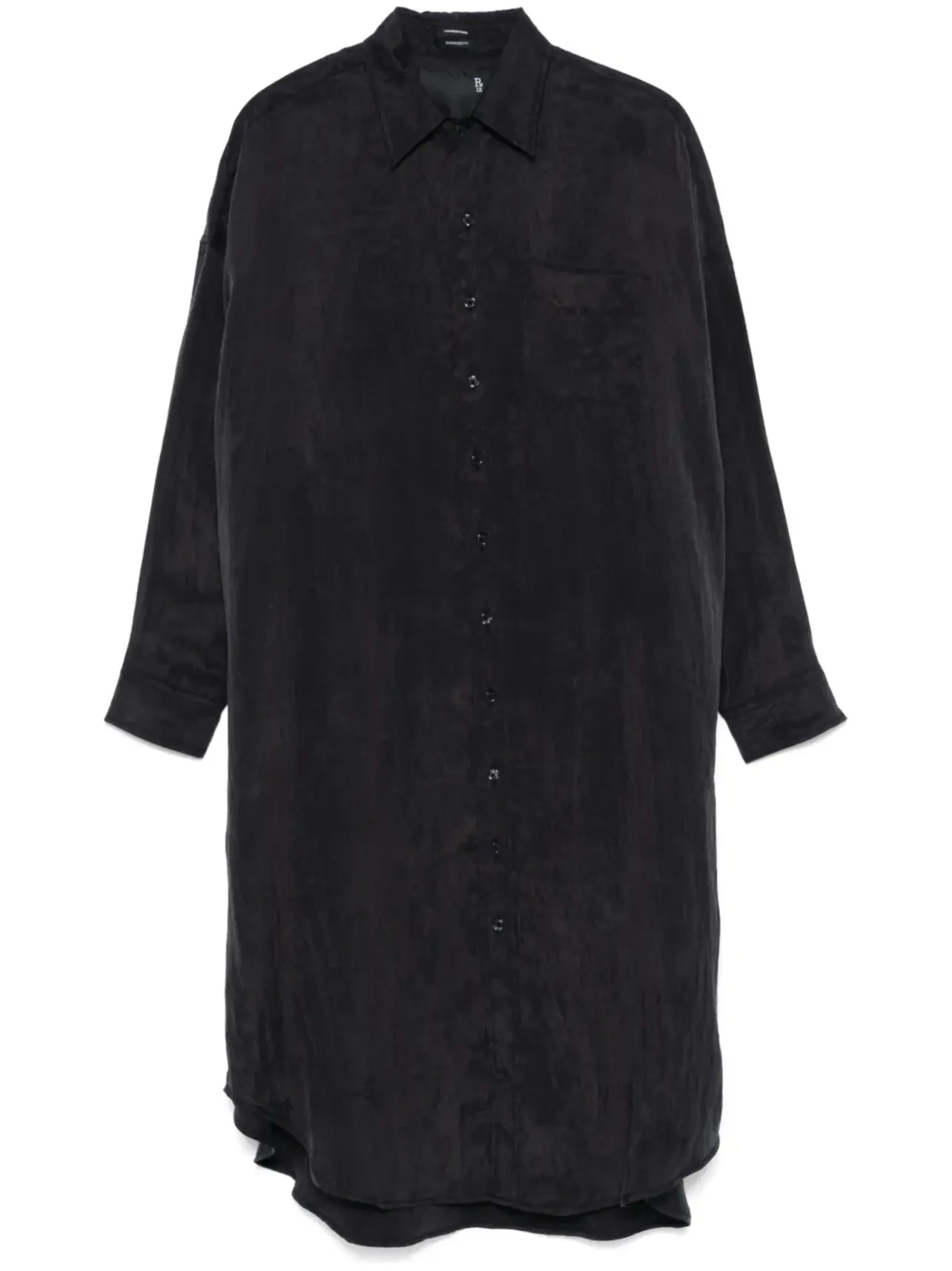 r13 shirt dress Jumbo Shirt Dress - Blue Stripe