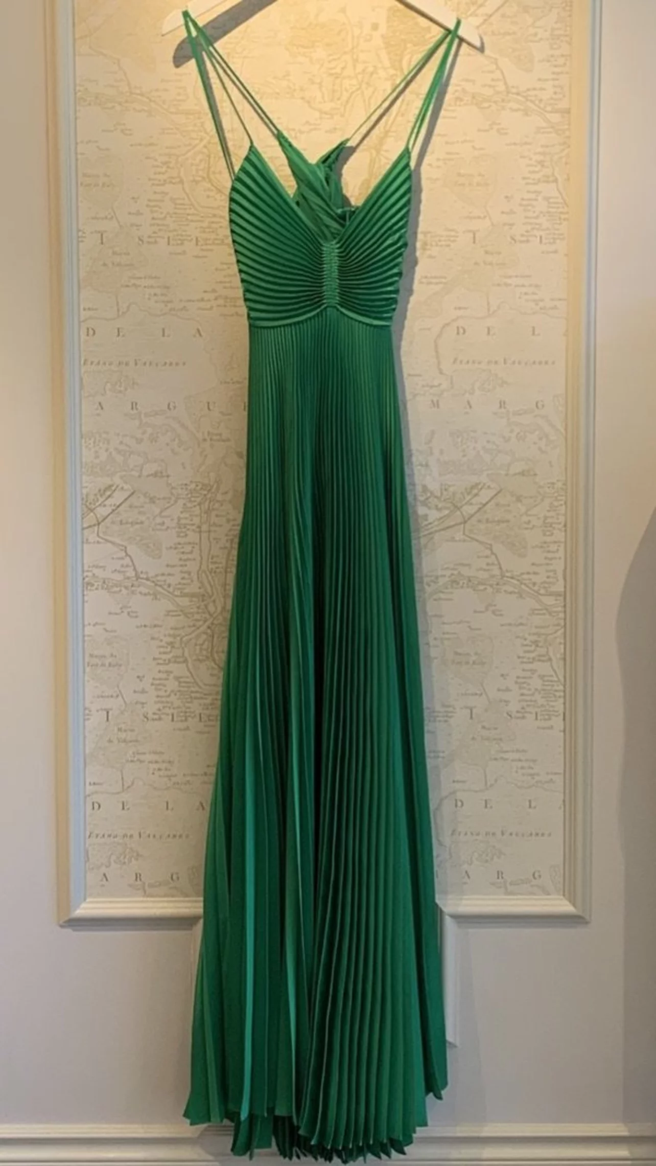 strapless open back dress 1972 Emerald Green Halston Ultrasuede Dress – Shrimpton Couture main image 0