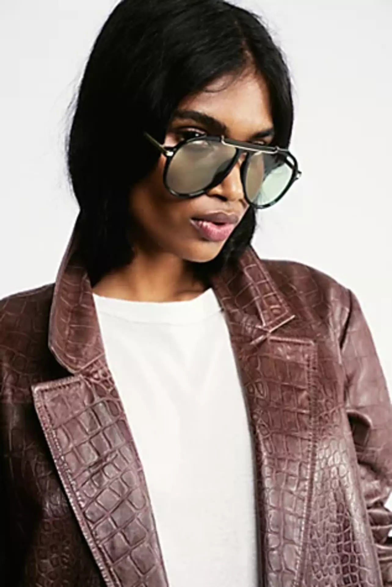 Rodeo – Free People - Ventura Oversized Aviator Sunglasses