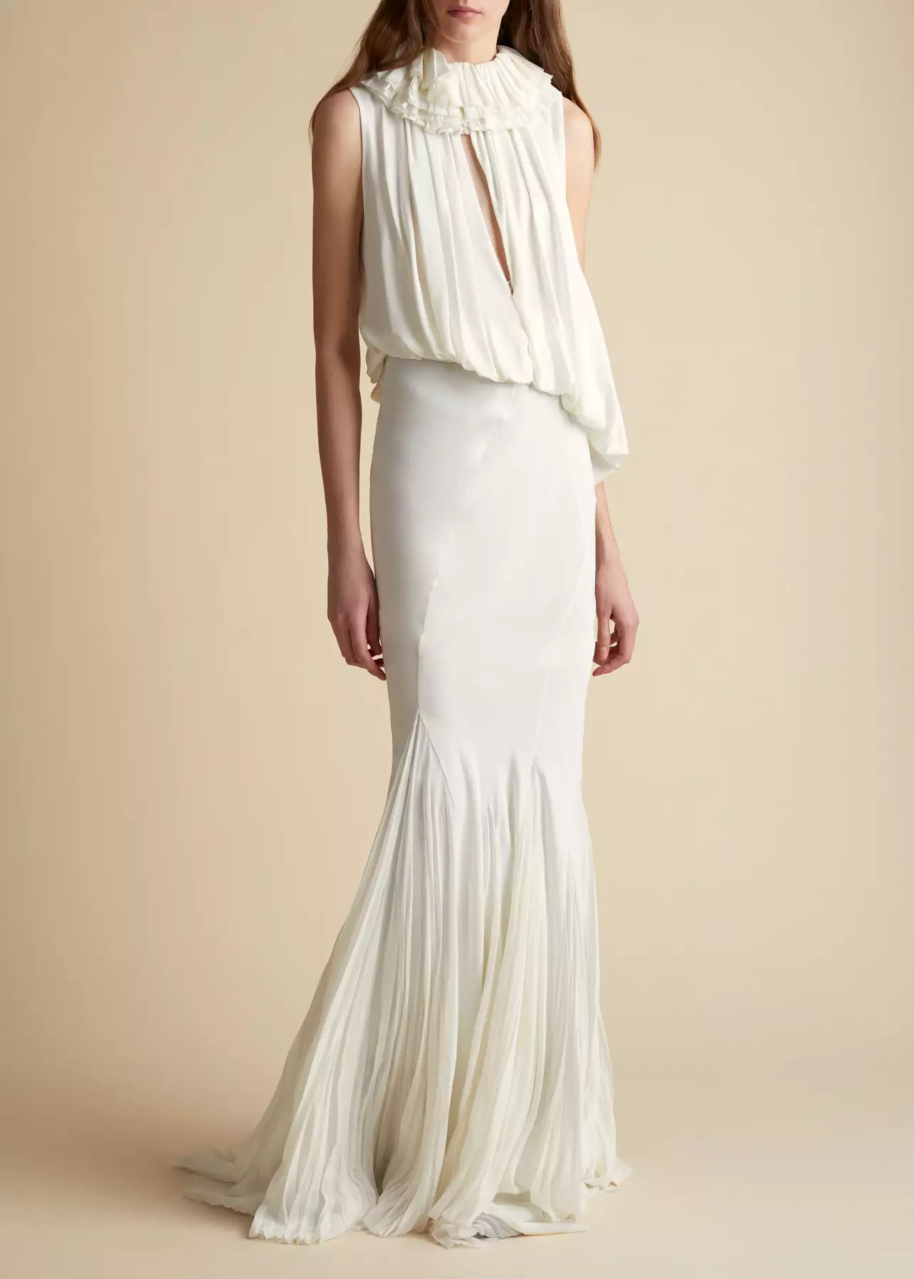 Rodeo  KHAITE - The Greco Dress in Cream