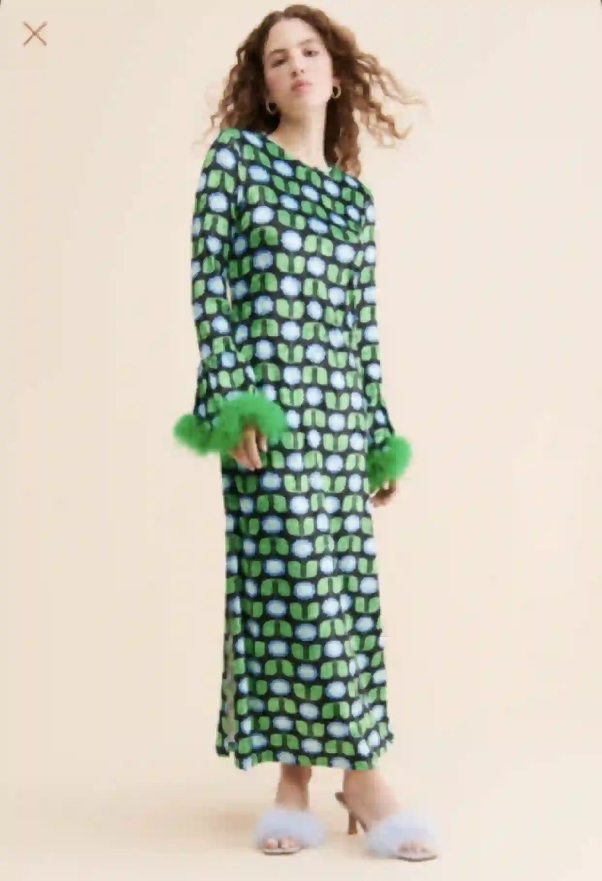slim fit dress slacks Anna Sui