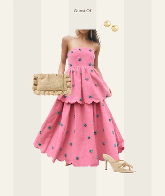 chinese dress ladies Daisy Tiered Floral Maxi Dress – la bella boutique nc main image 1