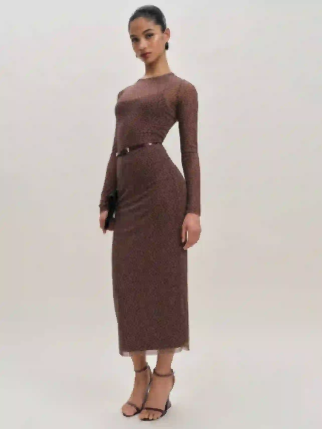 Rodeo Reformation - Rene Mesh Knit Dress Rodeo Reformation - Rene Mesh Knit Dress
