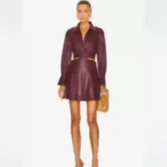 Rodeo  Jonathan Simkhai - Jonathan Simkhai Elias Vegan Leather Dress size 0
