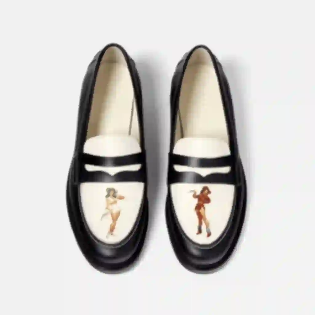 【Duke + Dexter】Wilde Red Rose Penny Loafer - Women's Wilde Red Rose Penny Loafer - Women's | DUKE + DEXTER