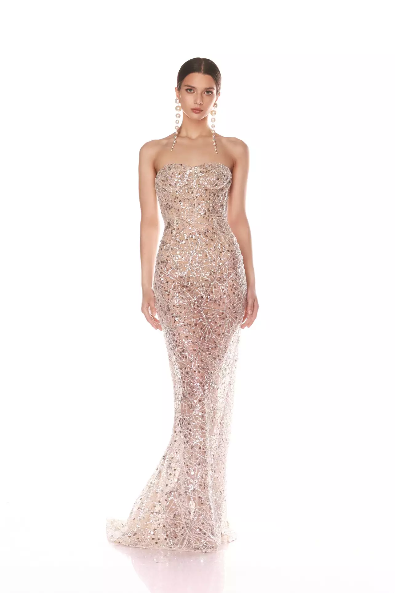 giselle maxi dress in gold bronx and banco Giselle Maxi Dress by Bronx And Banco