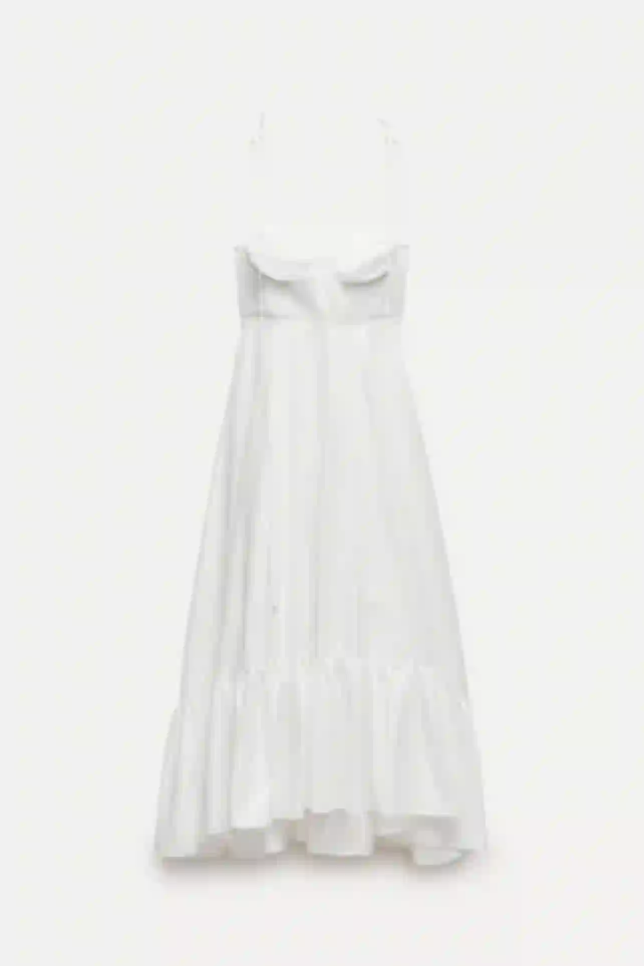 ★ZARA★ WASHED-EFFECT RUFFLED DRESS Zara Washed Effect Ruffled Dress | TikTok