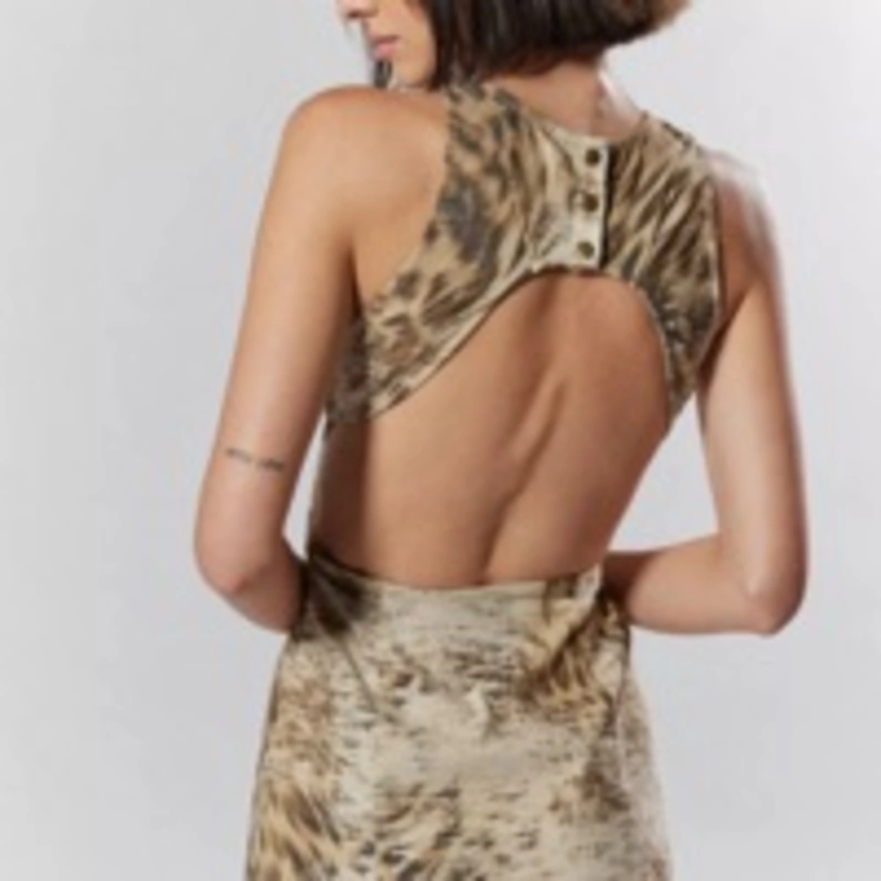 Rodeo  Urban Outfitters - Silence + Noise Lilith Denim Cutout Shift Dress