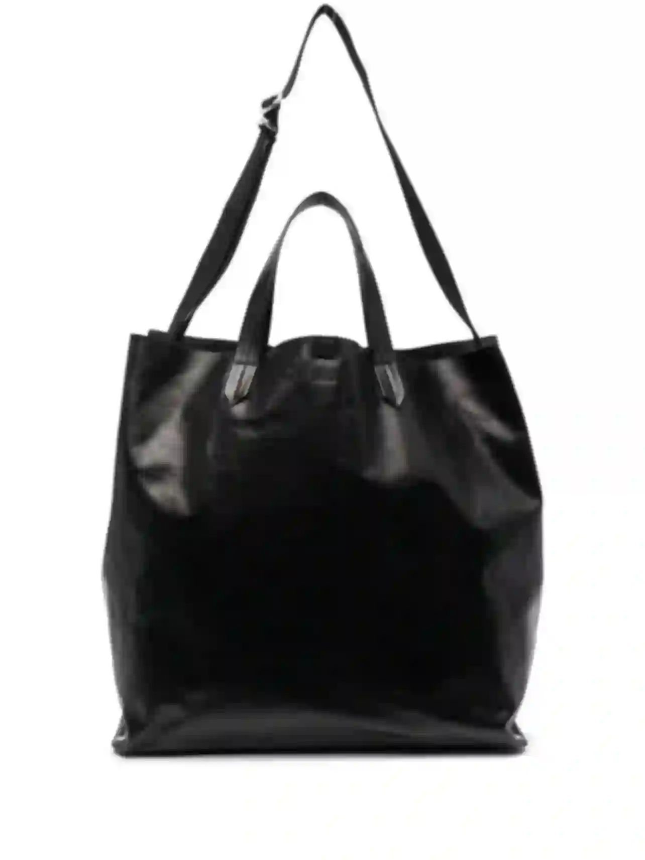 バッグ JIL SANDER ENAMEL LEATHER TOTE HAND BAG Jil Sander Leather Tote Bag