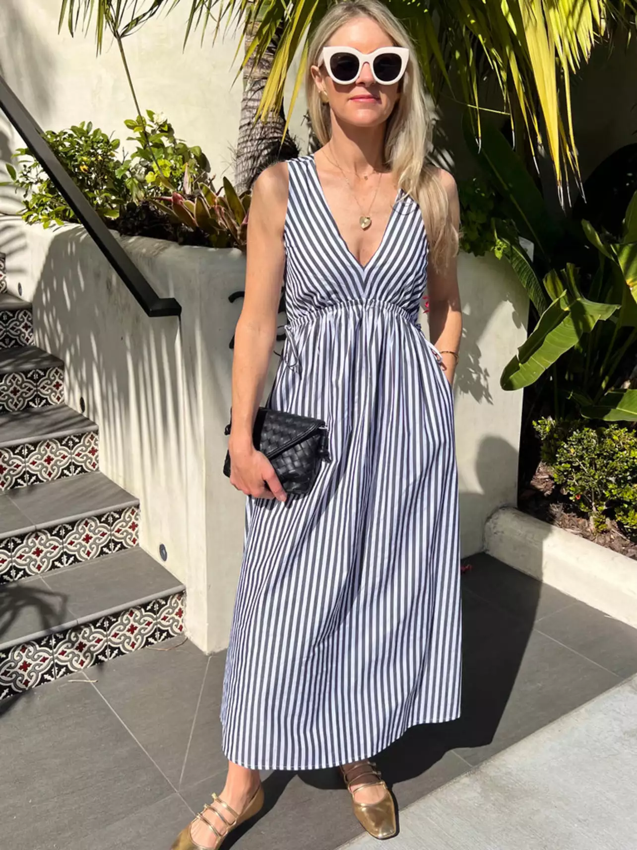 Rodeo  Waverly Boutique - GREYLIN - Ferbie Stripe Midi Dress