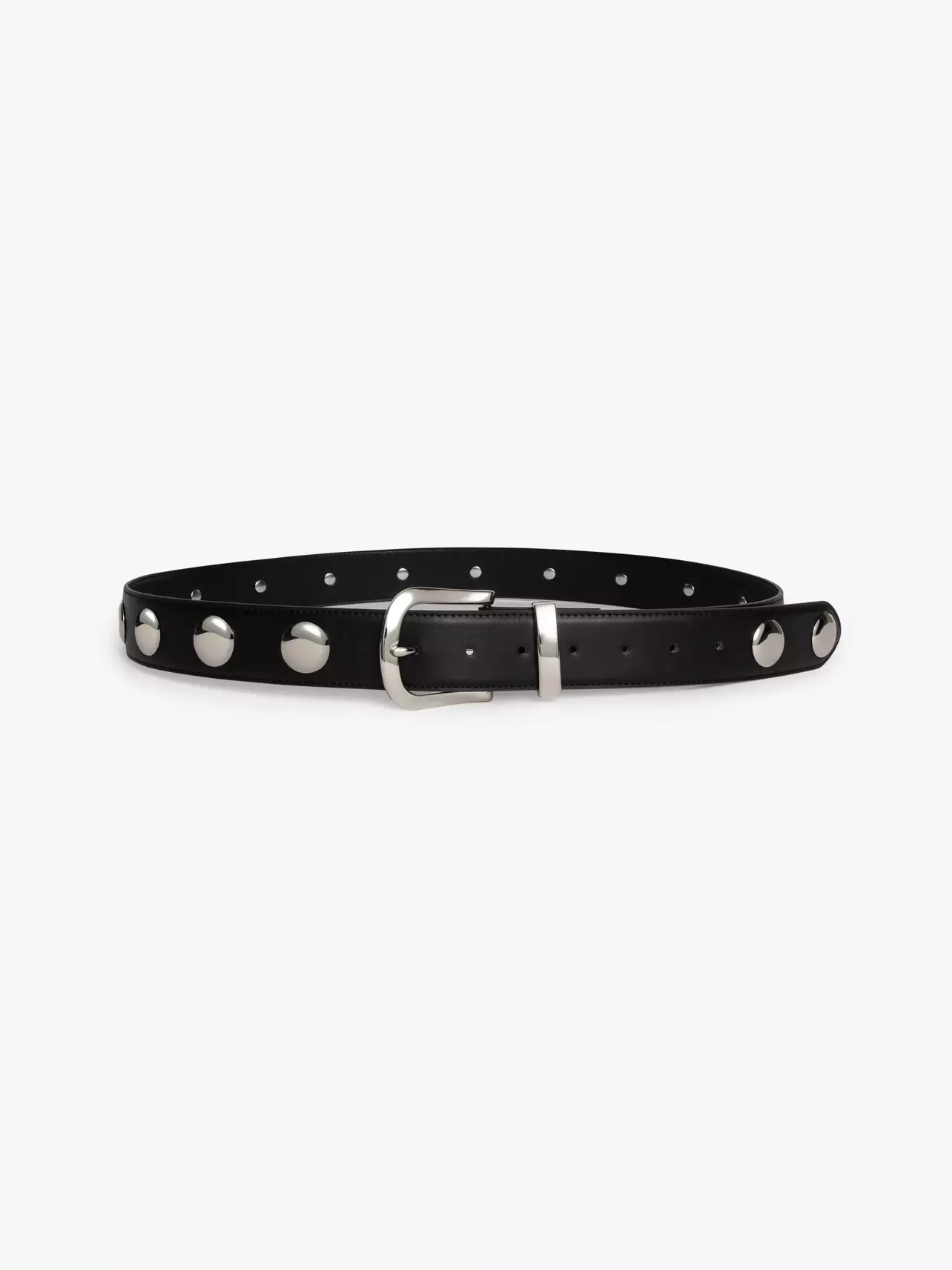 Lisa Says Gah! leather Rivet Belt Lisa says Gah Leather Studded Accents Belt - Red Belts  main image 3