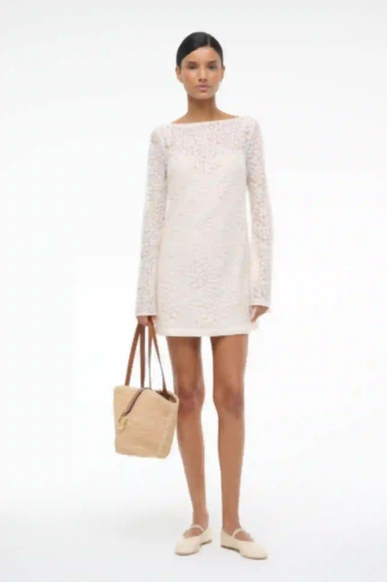 MAYA DRESS | TINY BLOOM IVORY