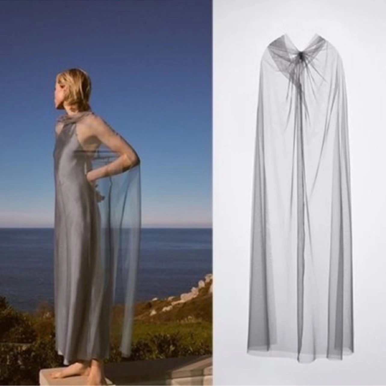 Rodeo – ZARA - Zara Ruched Tulle Cape