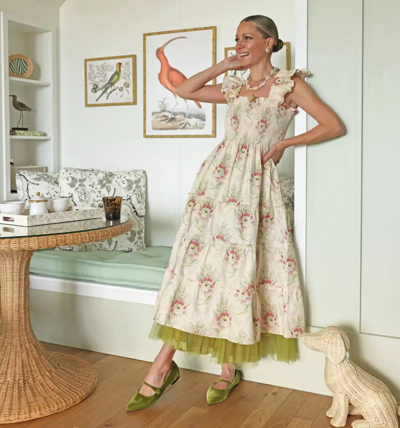 Rodeo  Hill House Home - The Ellie Nap Dress - Paradise Floral