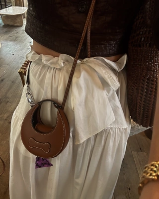Rodeo – STAUD - MICRO MOON POOP BAG CARRIER | TAN